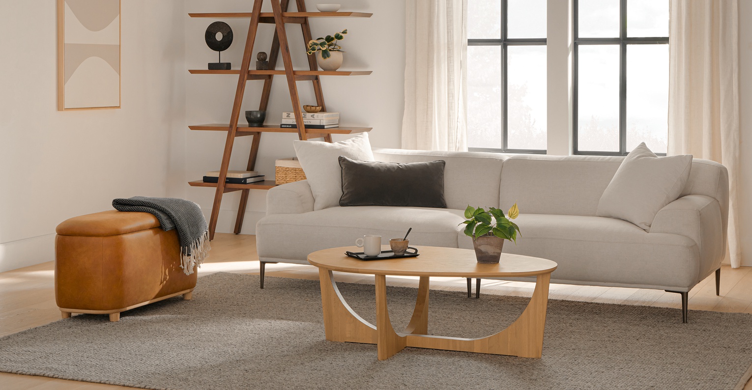 bàn trà Nội Thất Gỗ Sồi Trắng