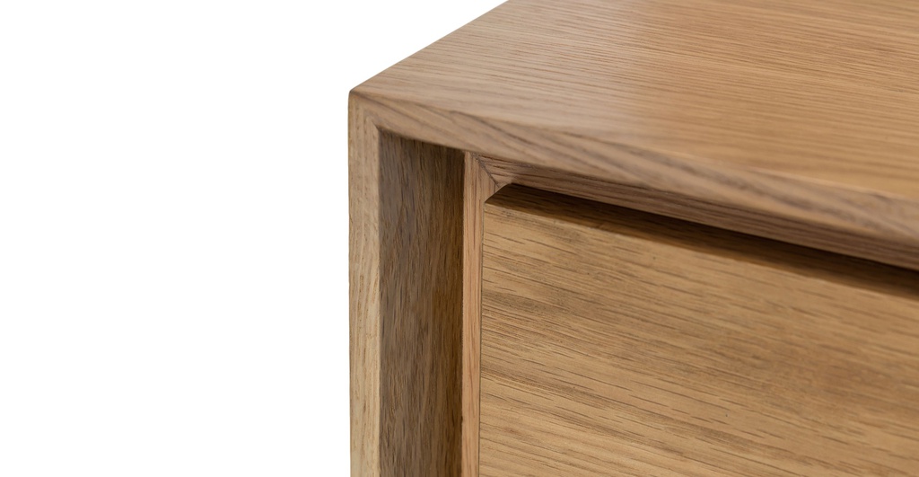 Tủ Trang Trí Gỗ Sồi 3 Hộc Tủ Cao 75 Ngang 180 Sâu 45 (cm)