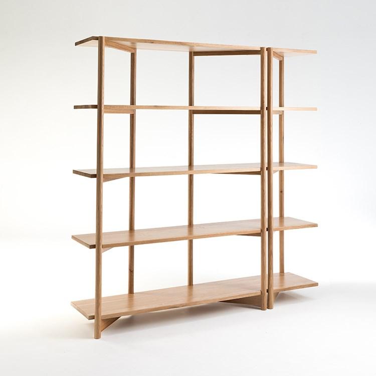 Kệ Sách Gỗ Sồi (Oak) Cao 180 Rộng 165 Sâu 40 (cm)