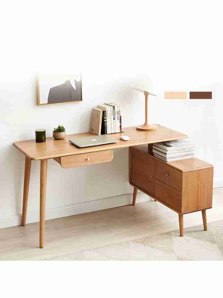 Bàn Làm Việc Gỗ Sồi (Oak) Dài 140 Rộng 56 Cao 75 (cm)