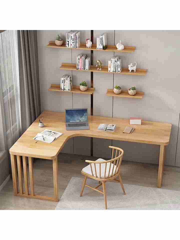 Bàn Làm Việc Chữ L Gỗ Sồi (Oak) Cao 75 Rộng 180 Sâu 140 (cm)