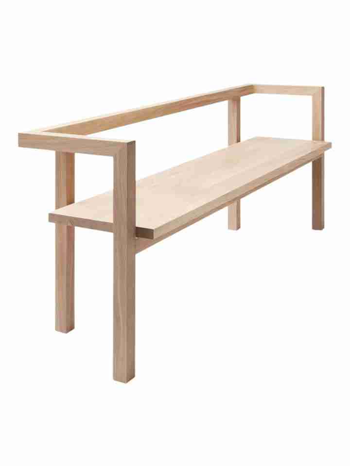 Ghế Băng Gỗ Sồi (Oak) Cao 66 Rộng 158 Sâu 35 (cm)