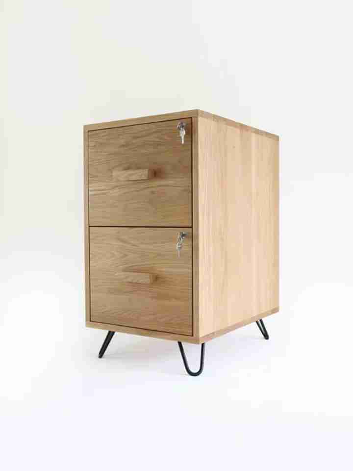 Tủ Hồ Sơ Gỗ Sồi (Oak) Cao 77 Rộng 45 Sâu 56 (cm)