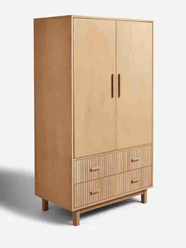 Tủ Quần Áo Gỗ Sồi (Oak) Cao 195 Rộng 91 Sâu 58 (cm)