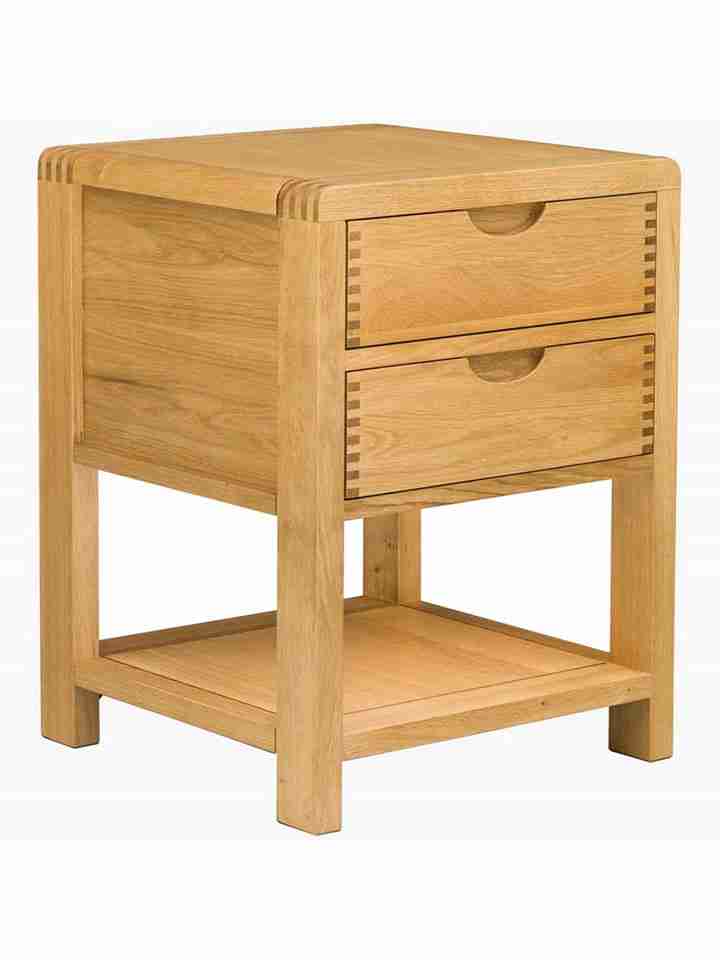 Tủ Đầu Giường Gỗ Sồi (Oak) Cao 60 Rộng 45 Sâu 45 (cm)