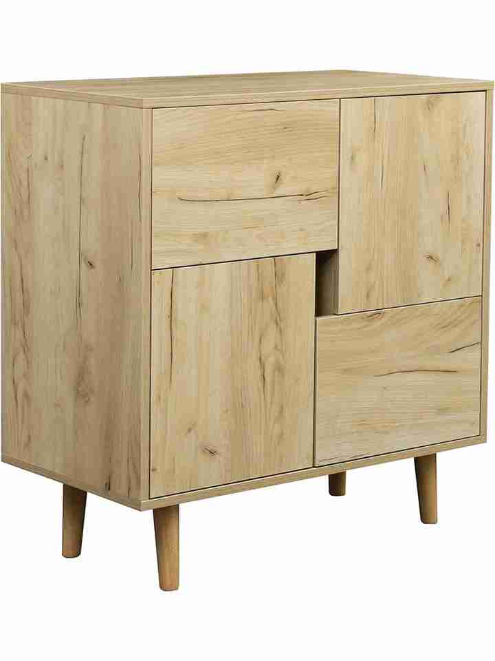 Tủ Trang Trí Gỗ Sồi (Oak) Cao 90 Rộng 75 Sâu 45 (cm)