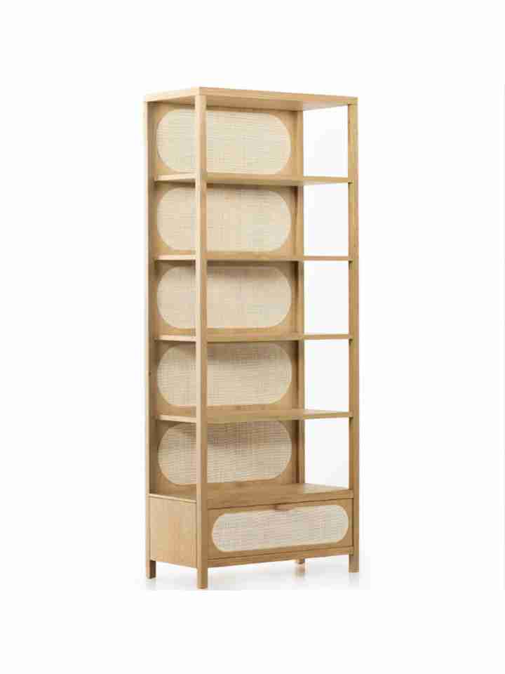 Tủ Sách Gỗ Sồi (Oak) Cao 182 Rộng 98 Sâu 52 (cm)