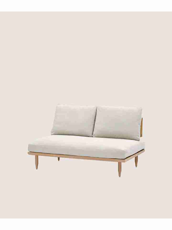 Ghế Sofa Gỗ Sồi (Oak) Cao 77 Rộng 147 Sâu 75 (cm)