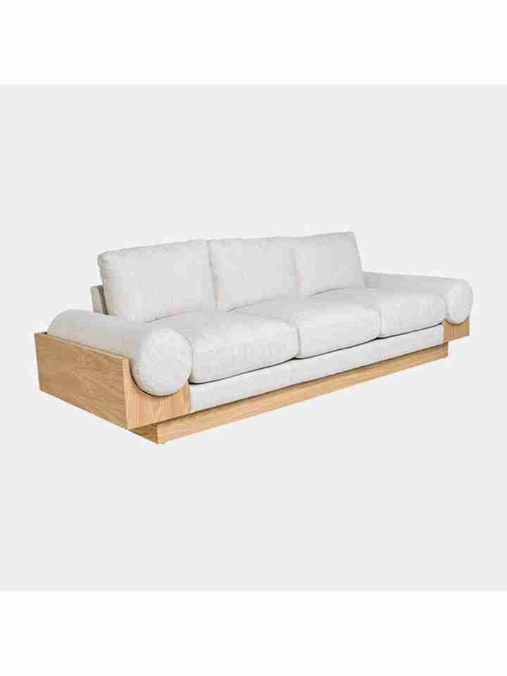 Ghế Sofa Gỗ Sồi (Oak) Cao 47 Rộng 245 Sâu 61 (cm)