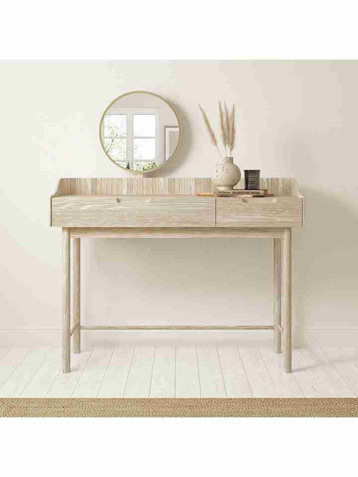 Bàn Trang Điểm Gỗ Sồi (Oak) Cao 125 Rộng 110 Sâu 35 (cm)