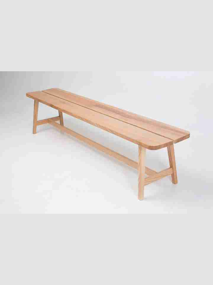 Ghế Băng Gỗ Tần Bì (Ash) Cao 45 Rộng 140 Sâu 40 (cm)