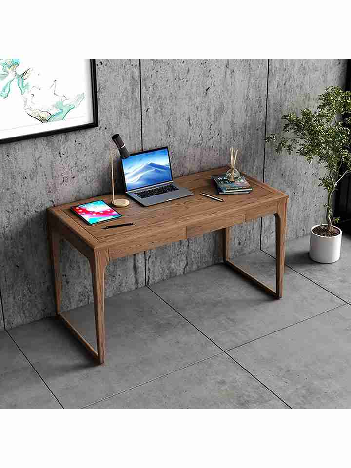 Bàn Làm Việc Gỗ Tần Bì (Ash) Cao 76 Rộng 180 Sâu 75 (cm)