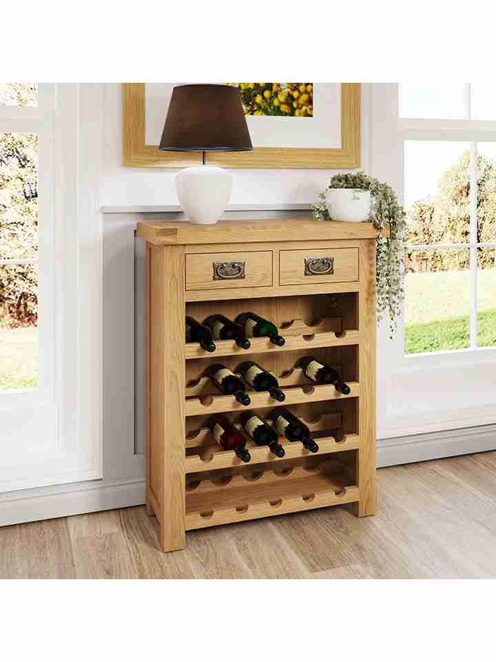 Tủ Rượu Gỗ Sồi (Oak) Cao 90 Rộng 73 Sâu 30 (cm)