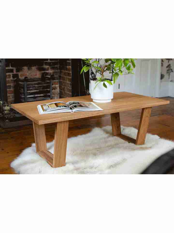 Bàn Coffee Gỗ Sồi (Oak) Cao 40 Rộng 120 Sâu 60 (cm)