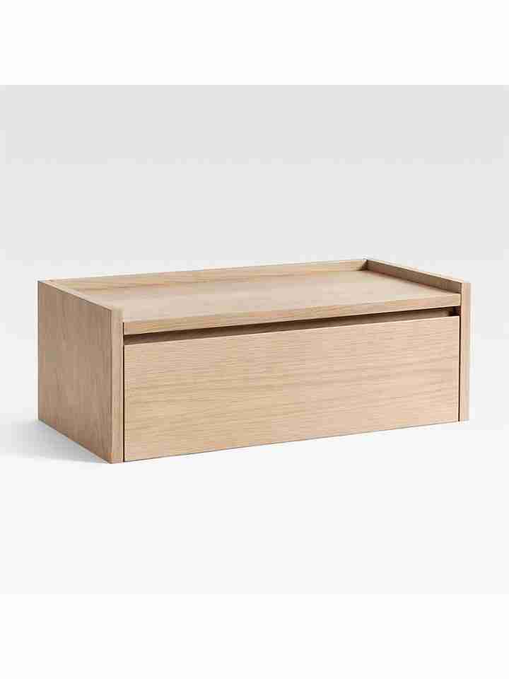 Tủ Đầu Giường Treo Tường Gỗ Sồi (Oak) Ngang 60 Cao 22 Sâu 30(cm)