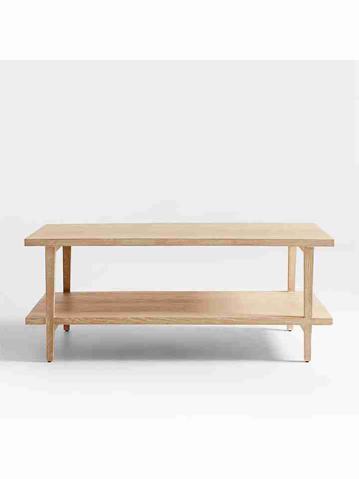 Bàn Trà 2 Tầng Gỗ Sồi (Oak) Dài 120 Rộng 70 Cao 45 (cm)