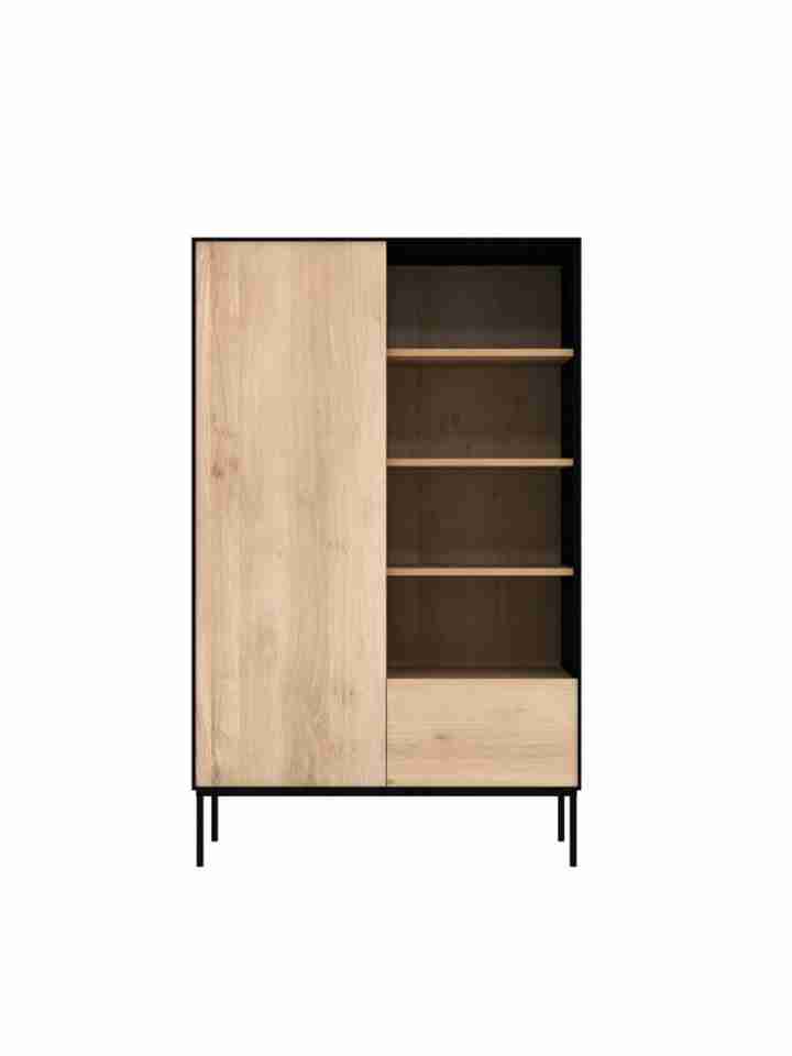 Tủ Quần Áo 1 Cánh Gỗ Sồi (Oak) Ngang 110 Sâu 45 Cao 178 (cm)