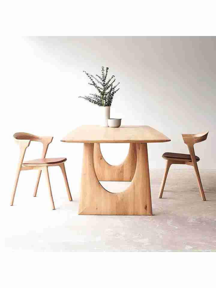 Bàn Ăn Gỗ Sồi (Oak) Dài 200 Ngang 90 Cao 75 (cm)