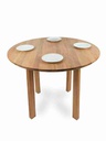 Bàn Tròn Gỗ Sồi ( Oak ) Đường Kính 80 Cao 75 (cm)