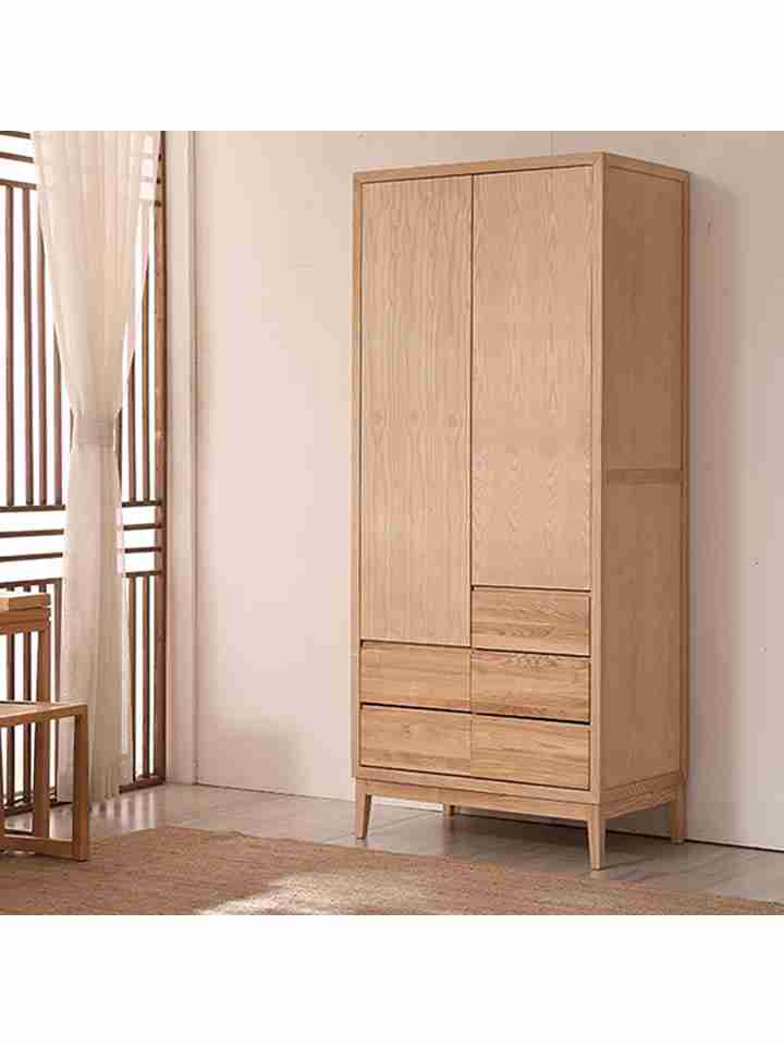 Tủ Quần Áo Gỗ Tần Bì (Ash) Cao 200 Rộng 91 Sâu 56 (cm)