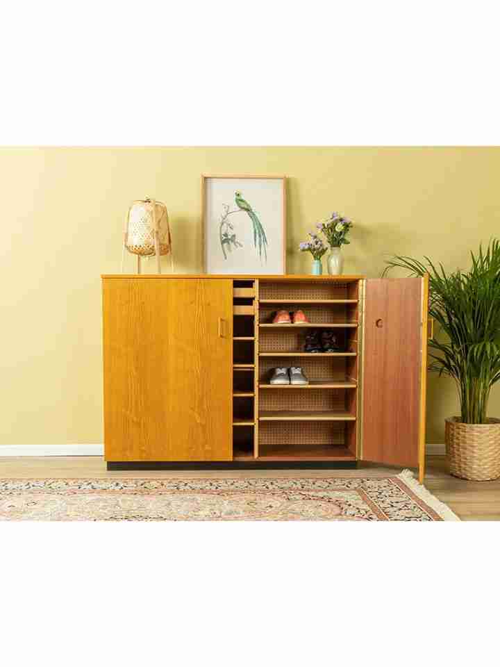 Kệ Giày Gỗ Tần Bì (Ash) Cao 90 Rộng 120 Sâu 35 (cm)