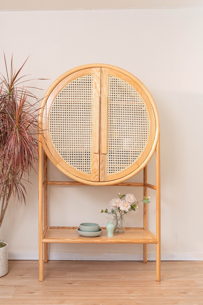 Tủ Trang Trí Gỗ Tần Bì Cao 178 Ngang 101 Rộng 51 (cm)