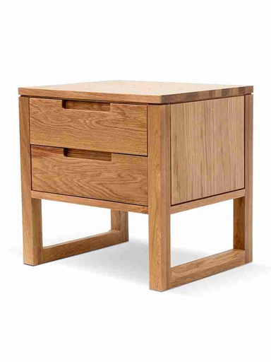 Tủ Đầu Giường Gỗ Sồi (Oak) Cao 50 Rộng 42 Sâu 50 (cm)