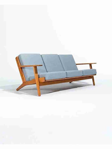 Ghế Sofa Gỗ Sồi (Oak) Cao 73 Rộng 181 Sâu 82 (cm)